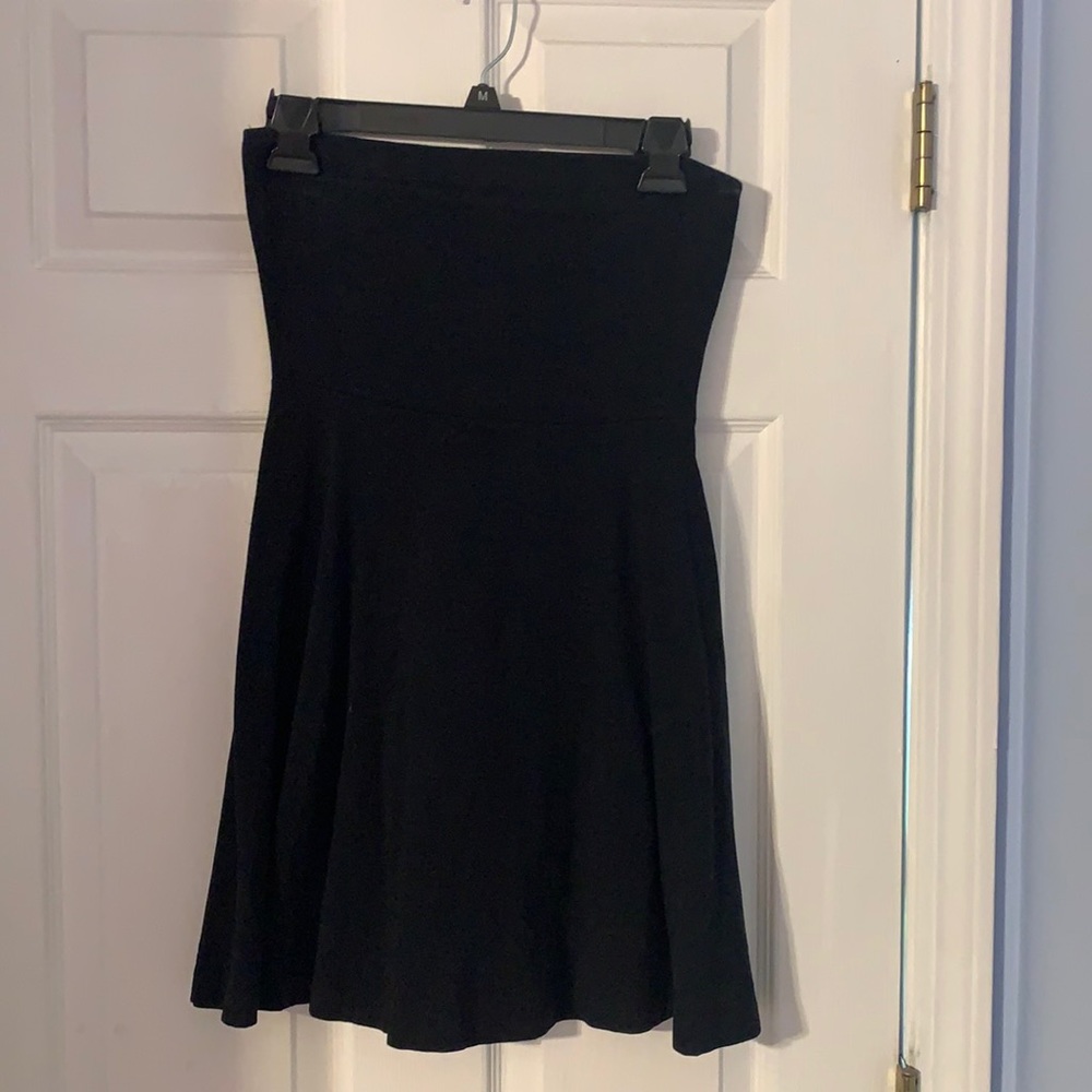 Express strapless fit and flare mini dress!